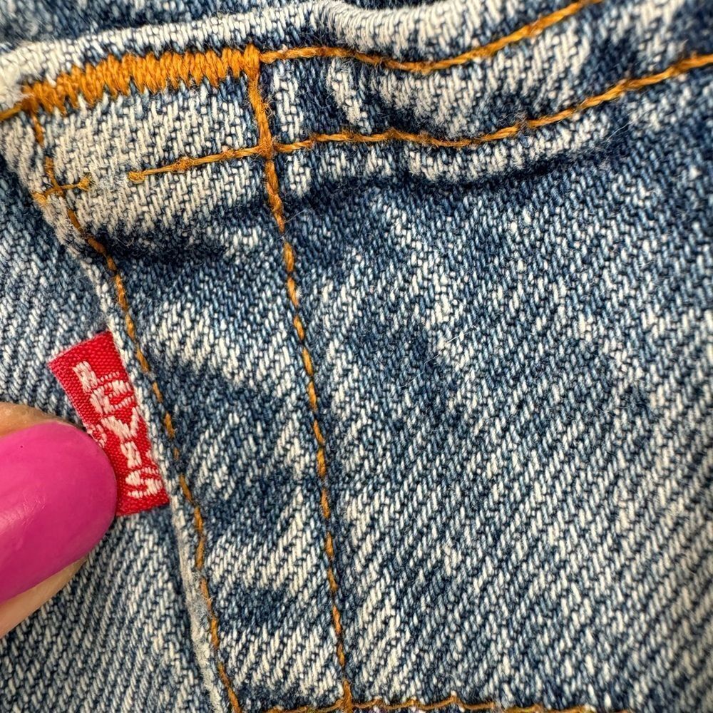 Vintage Levi’s 501 Jeans Altered and Distressed Late 80’s Early 90's - Picture 7 of 16